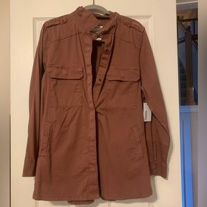 Never worn with tags Sonoma utility jacket!  Mauve color size XL.